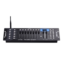 Panneau de console de contrôleur de lumière DMX512 sans fil 2.4G Fonction de programmation ISM 192CH activée par le son
