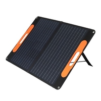 Panneau de pliage solaire 60W,  panneau de charge solaire portatif de puissance extérieure de générateur solaire