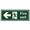 Panneau de sortie de sécurité incendie Avertissement Avertissement Signalisation Lumineux