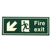 Panneau de sortie de sécurité incendie Avertissement Avertissement Signalisation Lumineux