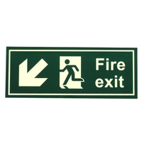 Panneau de sortie de sécurité incendie Avertissement Avertissement Signalisation Lumineux