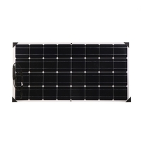 Panneaux solaires Flexibles 12V 100W haute qualité panneau solaire de voiture silicium monocristallin avec boîte de jonction étanche IP65 pour RV