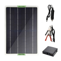 Panneaux solaires portables de chargeur solaire monocristallin Sunshine Power pour les voyages et la maison à double dispositifs de charge USB