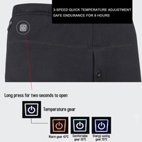 Pantalon chauffant USB pour femmes Rechargeable Slim Pantalon chauffant épais et épaississant