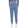 Pantalon de sport femme couleur unie taille haute poche séchage rapide évacuation de l