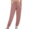 Pantalon de sport pour femme à séchage rapide avec poches cordon de serrage taille élastique pantalon de jogging décontracté