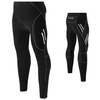 Pantalon de vélo de cyclisme pour hommes 4D rembourré long collants de compression de vélo pantalon respirant
