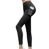 Pantalon de Yoga taille haute pour femmes avec Leggings Super extensibles de poche pour la course d