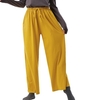 Pantalons de survêtement de yoga en coton pour femmes Pantalons de jogging à jambes larges avec cordon de serrage Pantalon de fitness en vrac pour entraînement avec poches