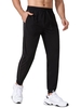 Pantalvêtement pantalons survêtement avec poches sangles réfléchissantes course entraînement athlétique Joggers