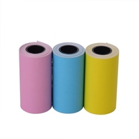 Papier thermique direct avec autocollant 57*30mm (2, 17*1, 18in) pour imprimante thermique de poche A6 PeriPage pour mini-imprimante photo PAPERANG P1/P2,  3 rouleaux
