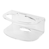 Paquet de 1 support mural en acrylique compatible avec Orbi Dual Band WiFi 6 RBK351 / 352/353,  transparent