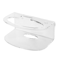 Paquet de 1 support mural en acrylique compatible avec Orbi Dual Band WiFi 6 RBK351 / 352/353,  transparent