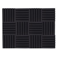 Paquet de 12 panneaux de mousse acoustique de studio de mousse d