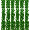 Paquet de 12 vignes artificielles de guirlande de lierre de 83 pi (feuilles de raisin)