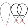 Paquet de 3 Drain de plomberie Drains obstrués Serpent Auger Hair Clog Remover Douche WC lavabo