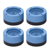 Paquet de 4 coussinets de pieds de machine à laver Anti-vibrations antidérapants et antidérapants coussinets réglables en hauteur pour lave-linge,  sèche-linge,  meubles de réfrigérateur,  appareils ménagers