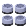 Paquet de 4 coussinets de pieds de machine à laver Anti-vibrations antidérapants et antidérapants coussinets réglables en hauteur pour lave-linge,  sèche-linge,  meubles de réfrigérateur,  appareils ménagers