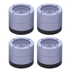 Paquet de 4 coussinets de pieds de machine à laver Anti-vibrations antidérapants et antidérapants coussinets réglables en hauteur pour lave-linge,  sèche-linge,  meubles de réfrigérateur,  appareils ménagers