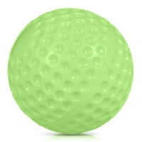 Paquet de 6 balles de baseball alvéolées en polyuréthane de 2, 8 pouces avec sac de transport à cordon