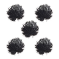Pare-brise en microfibre pour pare-brise en plein air Microphone anti-vent à micro-cravate Mini-revers,  5 pièces
