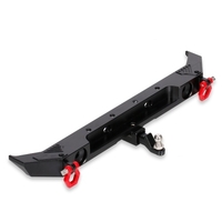 Pare-chocs arrière en métal pour voiture sur chenilles 1/10 RC avec anneaux en D,  manilles d