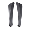 Pare-chocs arrière Lip Splitter Universal Car Side Fender Fins Body Lip Spoiler Chin Skirt Protector,  (Carbon Fiber Color)