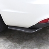 Pare-chocs arrière Splitter de lèvre Universel de voiture Côté Aile Ailerons Body Spoiler Lip Jupe Protecteur (Couleur Fibre de Carbone)
