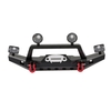 Pare-chocs avant en métal TRX-4 avec 2 feux à LED pour chenilles 1/10 RC Traxxas TRX4 Sport 82024