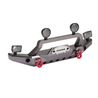 Pare-chocs avant en métal TRX-4 avec 2 feux à LED pour chenilles 1/10 RC Traxxas TRX4 Sport 82024