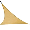 Pare-soleil Beige Voile Triangle Droit Auvent Auvent Abri UV Bloc UV Protection Rayons UV Parasol extérieur pour Patio Pelouse Jardin Carport (79 * 79 * 79in)