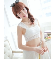 pas de jante tube top anti-va en dentelle enveloppé sous-vêtements de poitrine