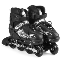 Patins à roues alignées réglables Patins de fitness extérieurs intérieurs pour enfants garçons filles