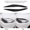 Paupières de sourcil de phare en fibre de carbone compatibles avec les séries BMW F10 5 2010-2013