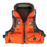 Pêche professionnelle Polyester Sécurité adulte Gilet de sauvetage Gilet de sauvetage Natation nautique dérivantes