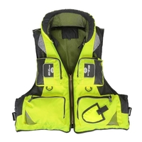 Pêche professionnelle Polyester Sécurité adulte Gilet de sauvetage Gilet de sauvetage Natation nautique dérivantes