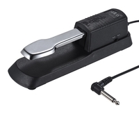 Pédale universelle de pédale de pied de clavier de pédale de sustain de piano universel avec la prise de 6.35mm pour les pianos numériques d