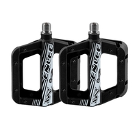 Pédales de vélo de montagne Pédales de vélo Pédales de plate-forme de vélo en Fiber de nylon léger antidérapant pour VTT 9/16 pouces