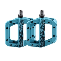 Pédales de vélo de montagne Pédales de vélo Pédales de plate-forme de vélo en Fiber de nylon léger antidérapant pour VTT 9/16 pouces