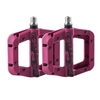 Pédales de vélo de montagne Pédales de vélo Pédales de plate-forme de vélo en Fiber de nylon léger antidérapant pour VTT 9/16 pouces