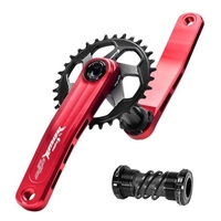 Pédalier de vélo de montagne 170mm ensemble de bras de manivelle de vélo vtt avec support inférieur et plateau 30T/32T/34T/36T/38T