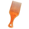 Peigne à cheveux en plastique Insert Afro Hair Pick Comb