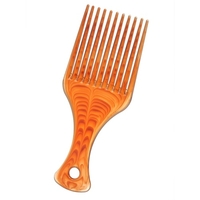Peigne à cheveux en plastique Insert Afro Hair Pick Comb