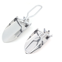 Pelle de jardin portable pliable pelle en acier inoxydable jardinage pelle de camping pelle à saleté outils à main pratiques