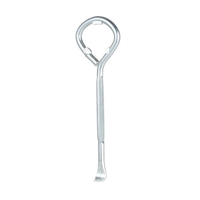 PENGGONG ouvre-boîte et ouvre-bouteille porte-clés ouvre-bouteille manuel ouvre-bouteille en étain avec bord lisse