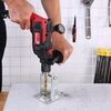 Perceuse à percussion perceuse à percussion 850W 3000 tr / min perceuse électrique à main avec poignée rotative à 360 ° marteau et perceuse 2 Mode en 1 avec jauge de profondeur pour percer le bois de béton de maçonnerie en acier