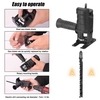 Perceuse électrique noire Scies électriques modifiées Scies alternatives électriques Scies sabre ménagères Perceuse électrique pour scies sauteuses Outil utilitaire de coupe pour le travail du bois portable