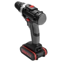 Perceuse sans fil à percussion électrique multifonctionnelle 36 V batterie au Lithium haute puissance perceuses à main rechargeables sans fil maison bricolage outils électriques