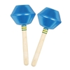 Percussion Maracas Paire de Maracas Shakers Hochets Marteau de Sable Instrument de Musique à Percussion avec Tête de Marteau en Aluminium et Manche en Bois pour Jeu de Fête Musical Enlightment