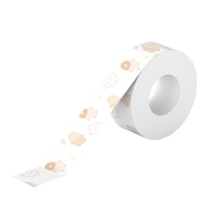 PeriPage 1 rouleau de papier pour étiquettes adhésives Motif mignon Ruban collant Papier d